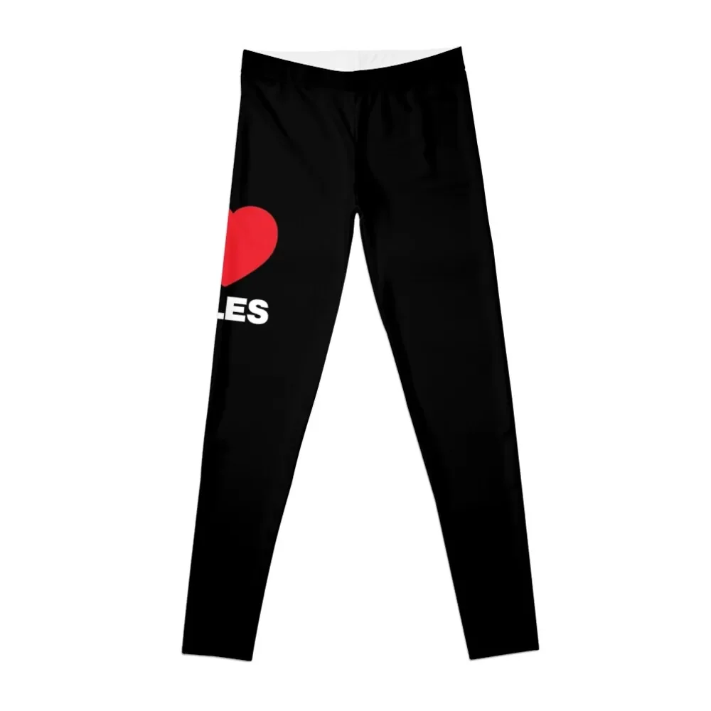 

I Love Boules Leggings sporty woman push up Women's high waist Womens Leggings