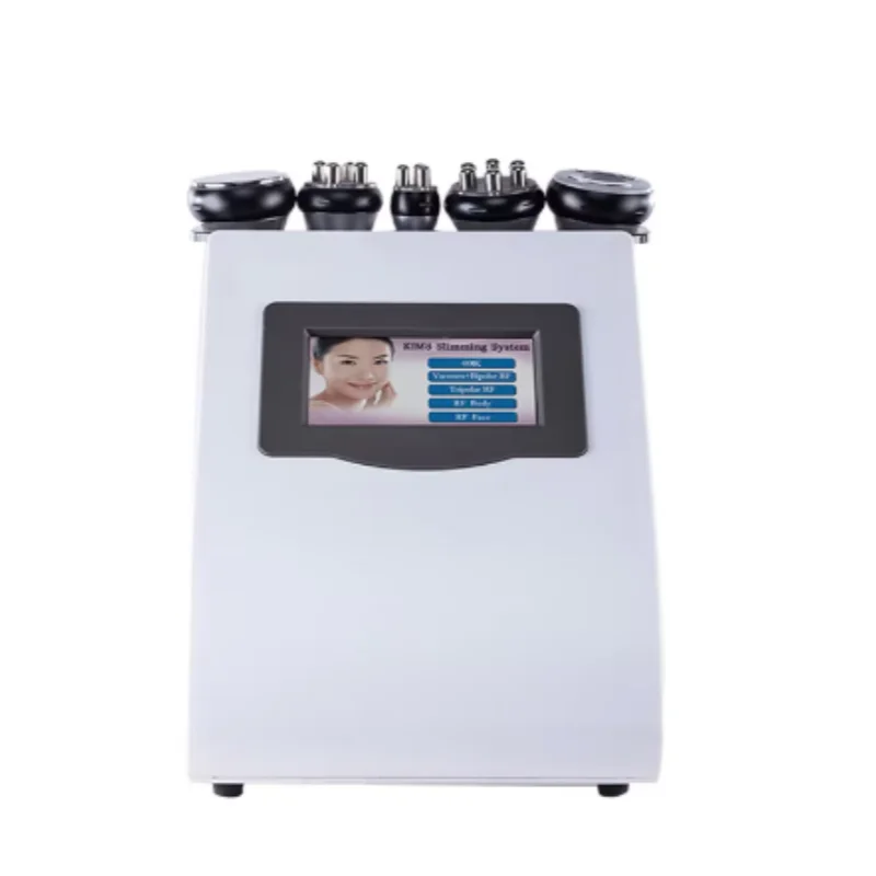 무게추 손실 피부 리프팅 타이트닝, 다극 다극 슬리밍 뷰티 머신, 다국어 초음파 캐비테이션, 6 in 1