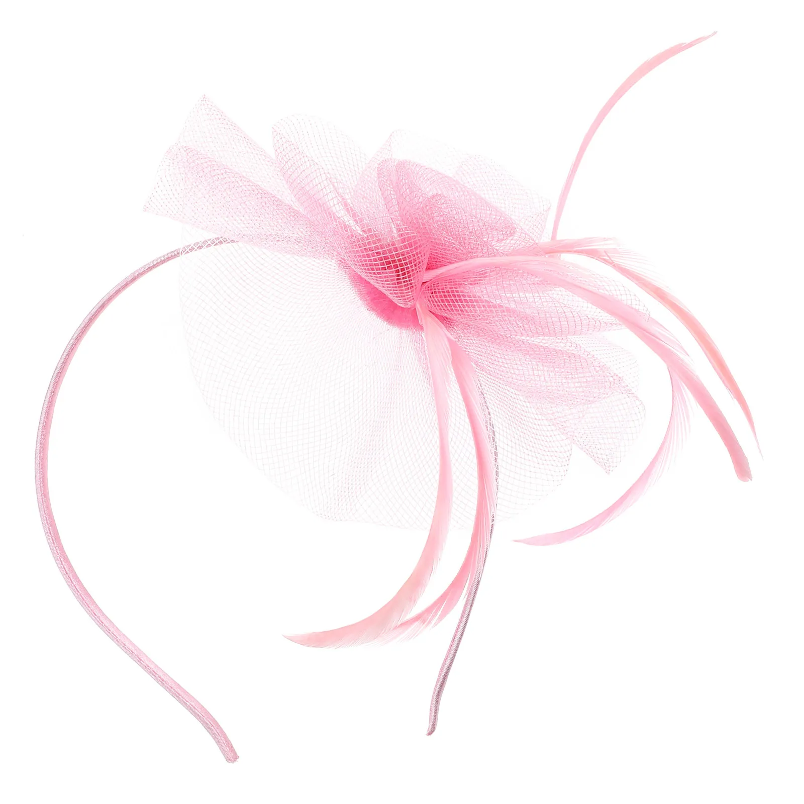 1Pcs Premium Mesh Gauze Headband for Bride Wedding Party Dance Ball Proposal Photo Shoot Cosplay Stage Performance