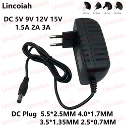 DC 5V 6V 9V 12V 15V 1.5A 2A 3A Universal power adapter AC 100-240V Converter Adaptor Charger Power Supply EU US AU UK Plug