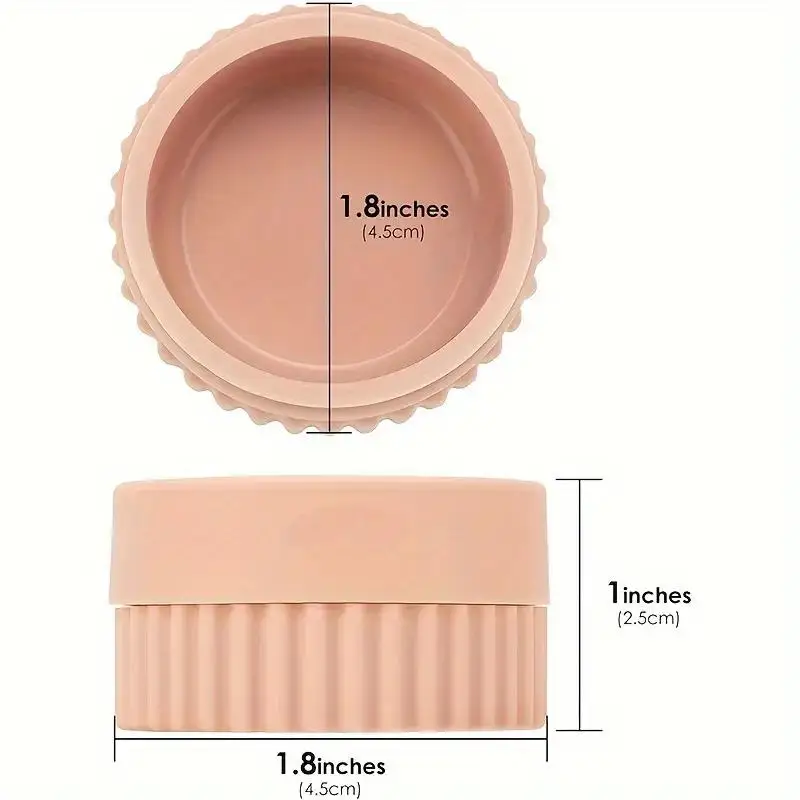 Tarro recargable portátil de 20ML para gel, lociones y cremas, contenedor humectante a prueba de fugas, Mini crema de joyería de viaje compacta