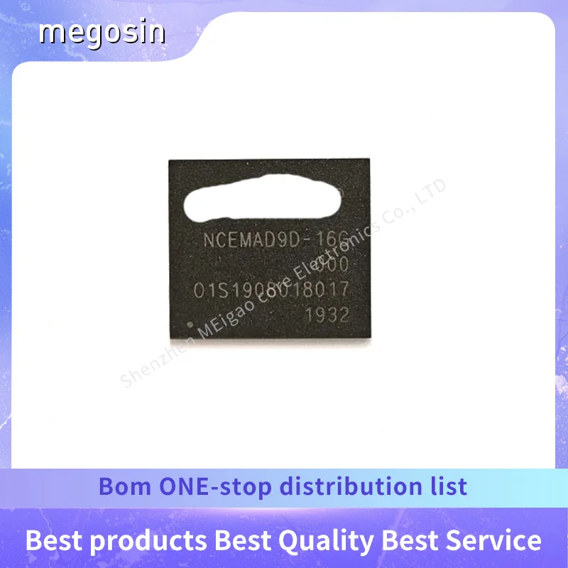 1PCS/LOT NCEMAD9D-16G NCEMAD9D 16G FBGA-153 Memory chips in stock