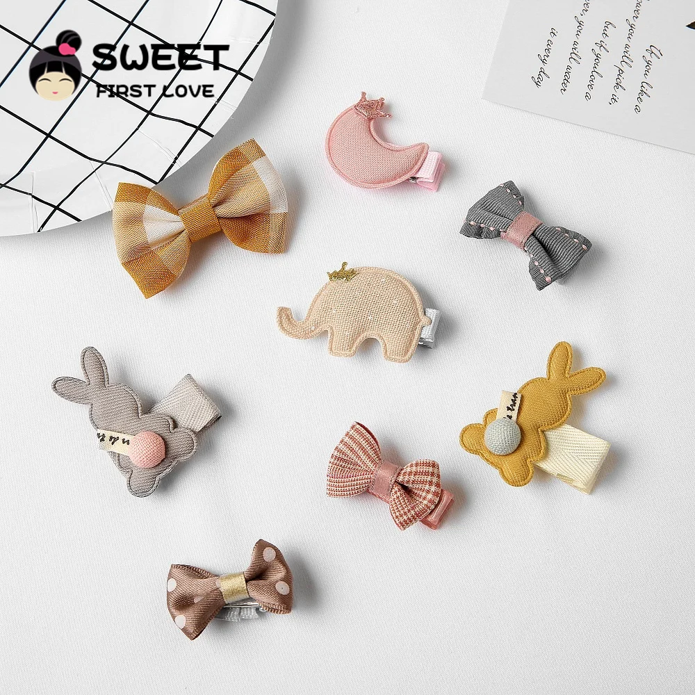 5Pc/Set Cute Cartoon Hair Clip For Children Fashion Toddler Hairpins Colorful Newborn Barrettes Girls Hair Accessories 2022