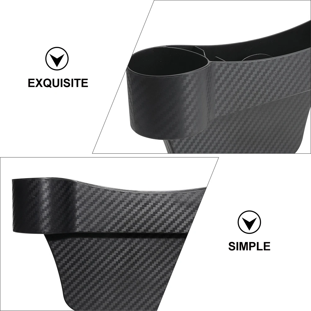 

2 Pcs Seat ganizer Gap Storage Box for Sundries Holder Filler Container Bottle Mobile Phone Key Card Cigarette Beverage Tissue