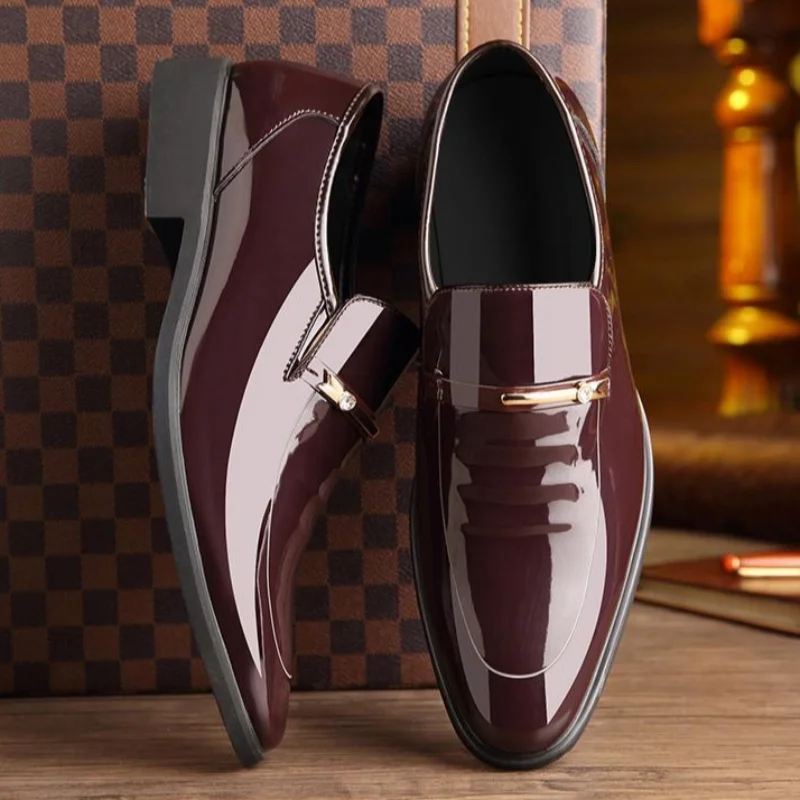 Patent Leather Men's Formal Sh - đánh giá và giá Men Shoes On Clearance