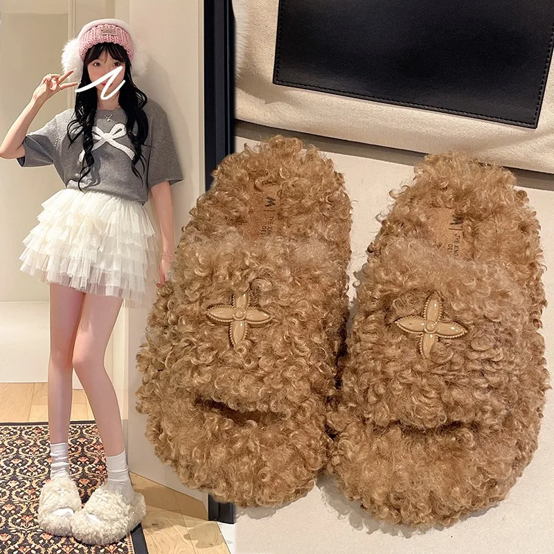 

Новинка 2024 года, мягкие модные модные хлопковые туфли на толстой подошве, удобные теплые легкие портативные хлопковые домашние тапочки Женские Тапочки