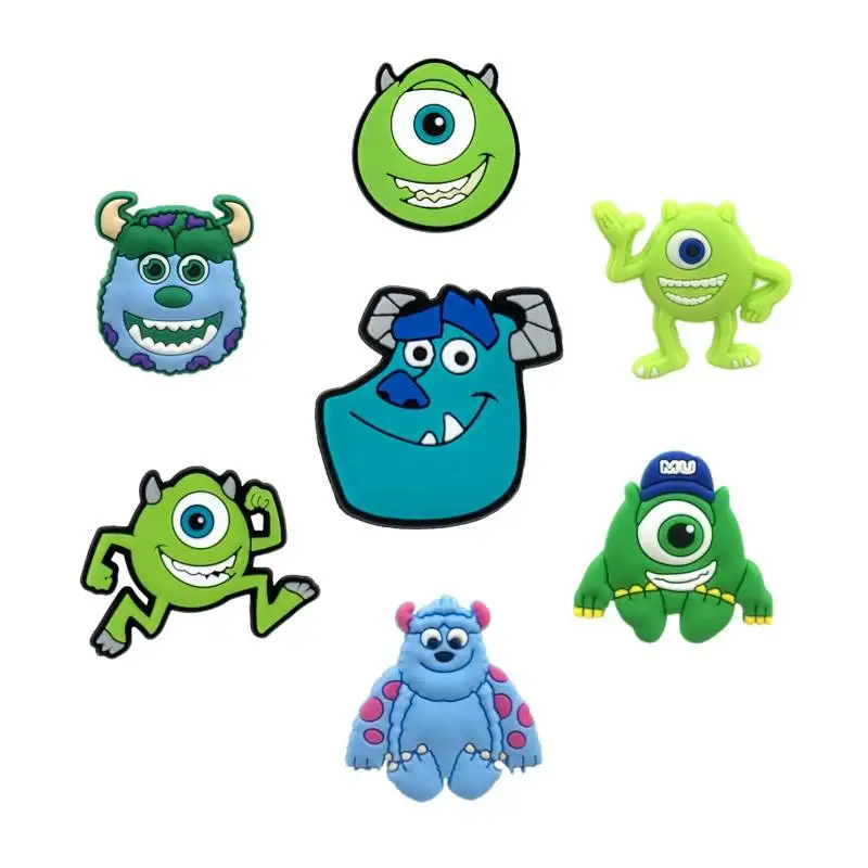 1-7pcs Monsters University PVC shoes charm odile decorative sandals Bihota accessories decorative children gifts wholesale