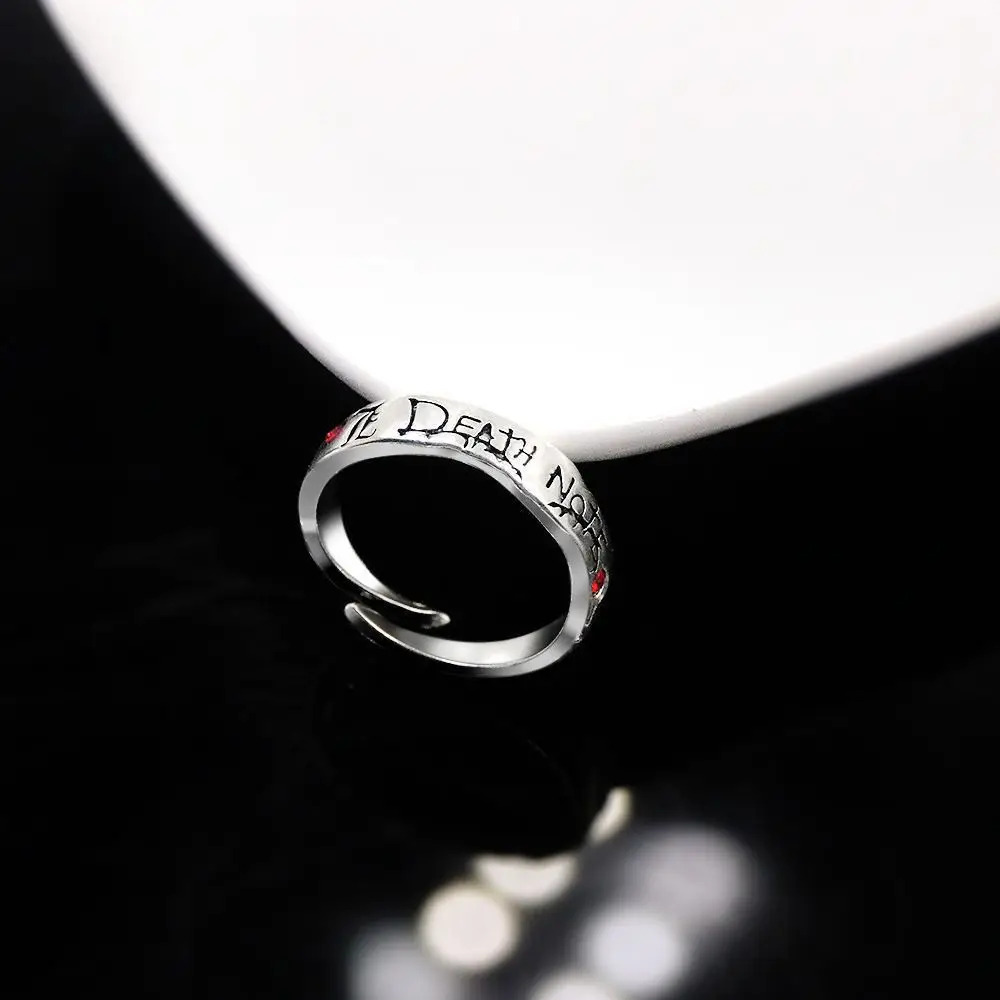 Death Note Anime Ring with Engraved Letters