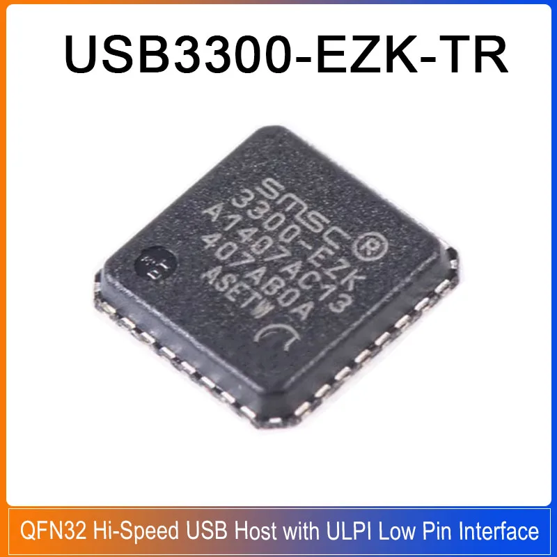 5-20PCS USB3300-EZK-TR QFN-32 USB3300 USB3300-EZK 3300-EZK USB Controller Chip