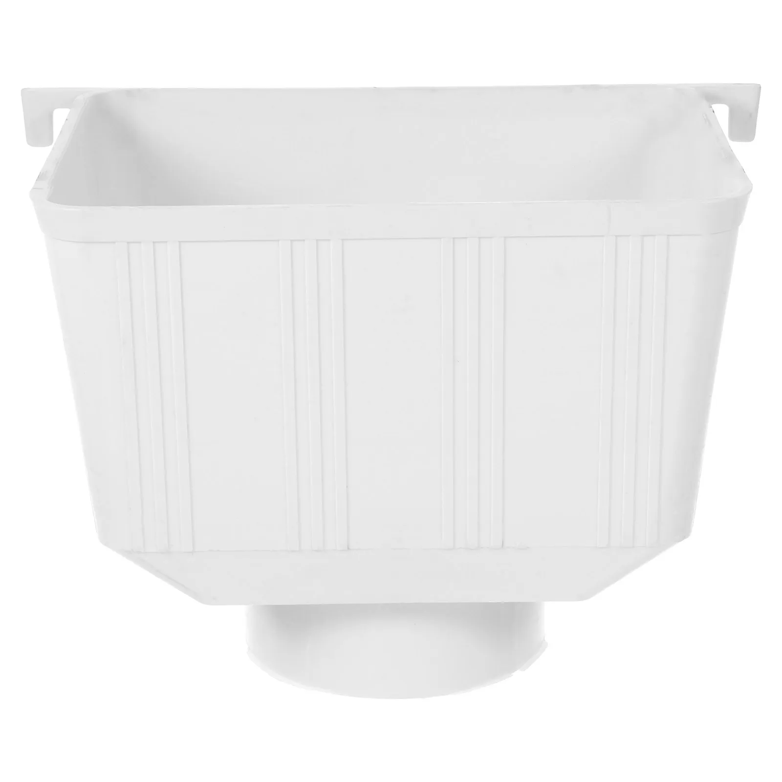 Rainwater Gutter Downspout Connector Sturdy PVC Plastic Drainage Adapter Easy Install Roof Gutter Adapter for Rainwater Drainage