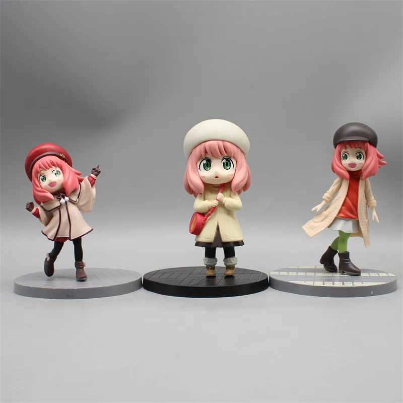 13/15cm Spy Playhouse Ania Beret Winter Clothing Fashion Outfit Handmade Anime Desktop Peripheral Gift Model Ornament Dolls Toy