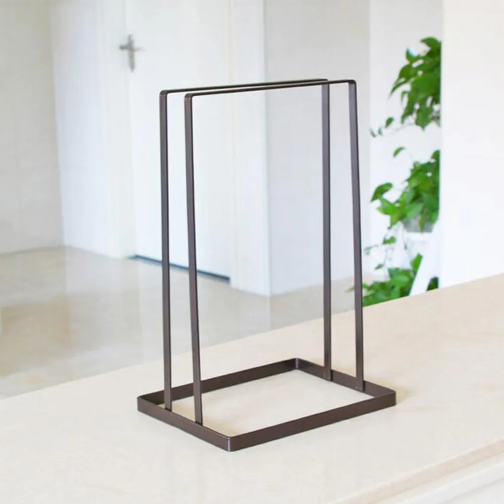 

Полка-держатель для вешалок, черная, сверхпрочная, железная, для организации одежды, экономия места, для дома, гардероба, полотенец, кухонных тряпок, быстрая установка