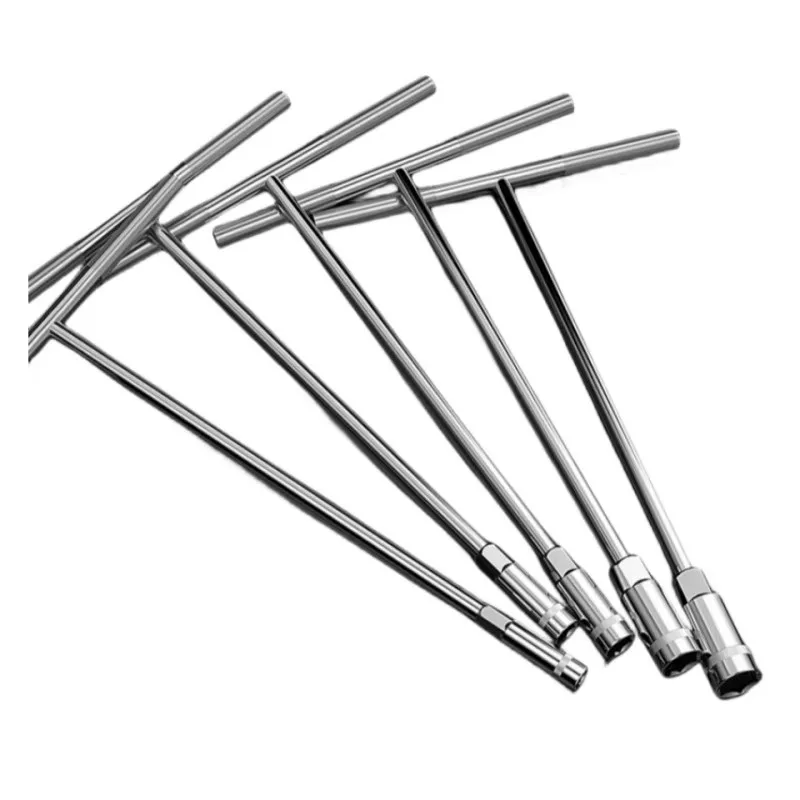 

Manual T-Sleeve Wrench, Multifunctional Extended T-shaped Outer Hexagon Wrench Car Motorcycle Maintenance Tool