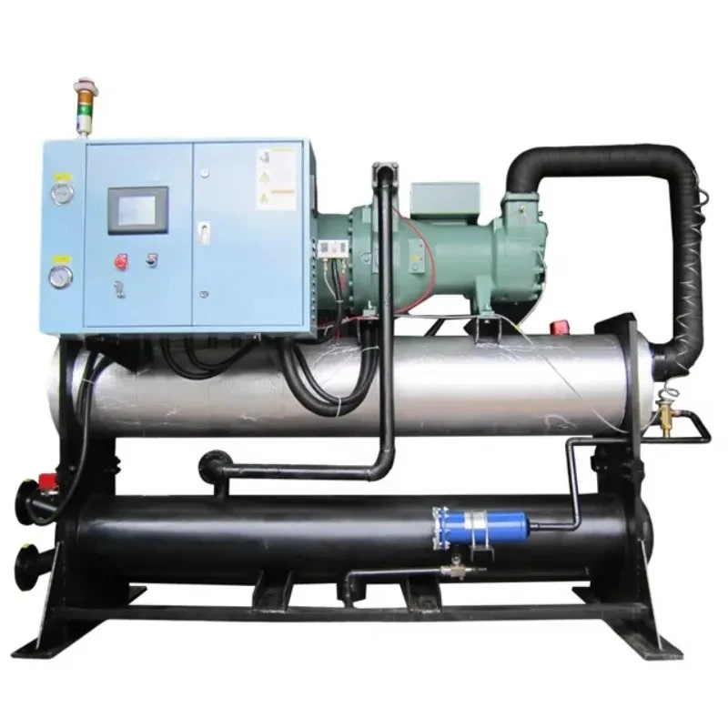 Scroll Type Water Cooled Central Chiller For Injection Factory
