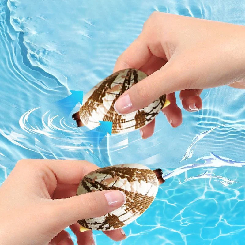 水噴霧ハマグリのおもちゃトリッキー吸水性海洋貝殻ミニ水クリエイティブ小さなギフト子供のためのエイプリルフール