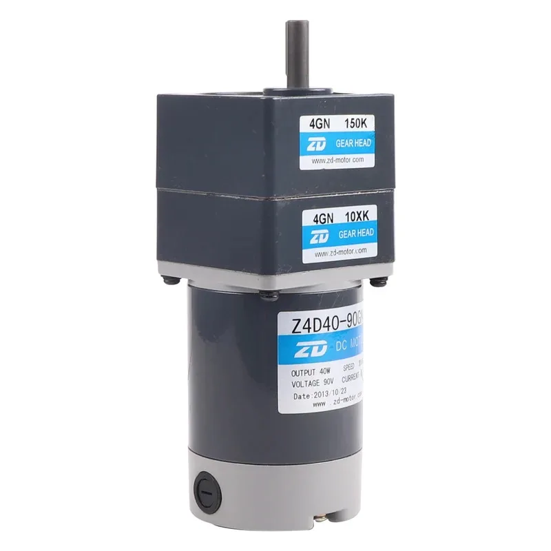 ZD 저속 고토크 12V 24V 90V 마이크로 브러시 DC 기어 모터 자석 브레이크 인코더 60mm-104mm 10W 40W 60W 90W 200W 300W