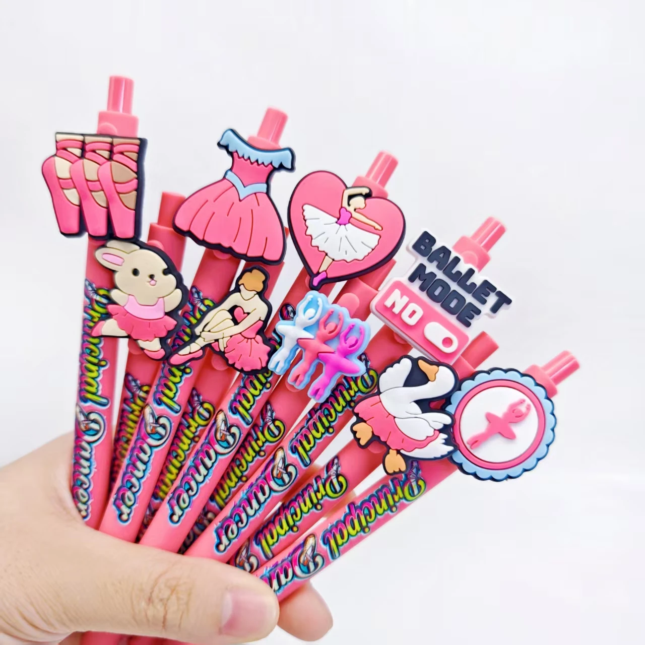

9 шт./15 шт. шариковая ручка на тему лебедя, танцовщица, печать шрифтов, ежедневный офис, студенческое обучение, канцелярские принадлежности, подарочная ручка