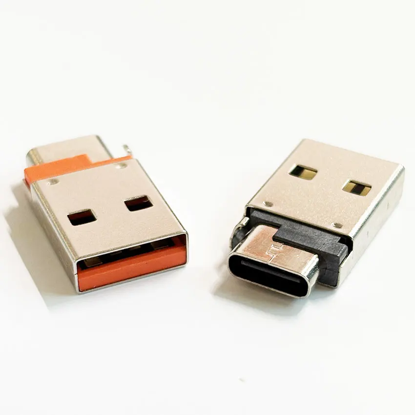 1-10PCS Adapter can quickly charge USB A revolution type C mother seat integrated with PCB small board