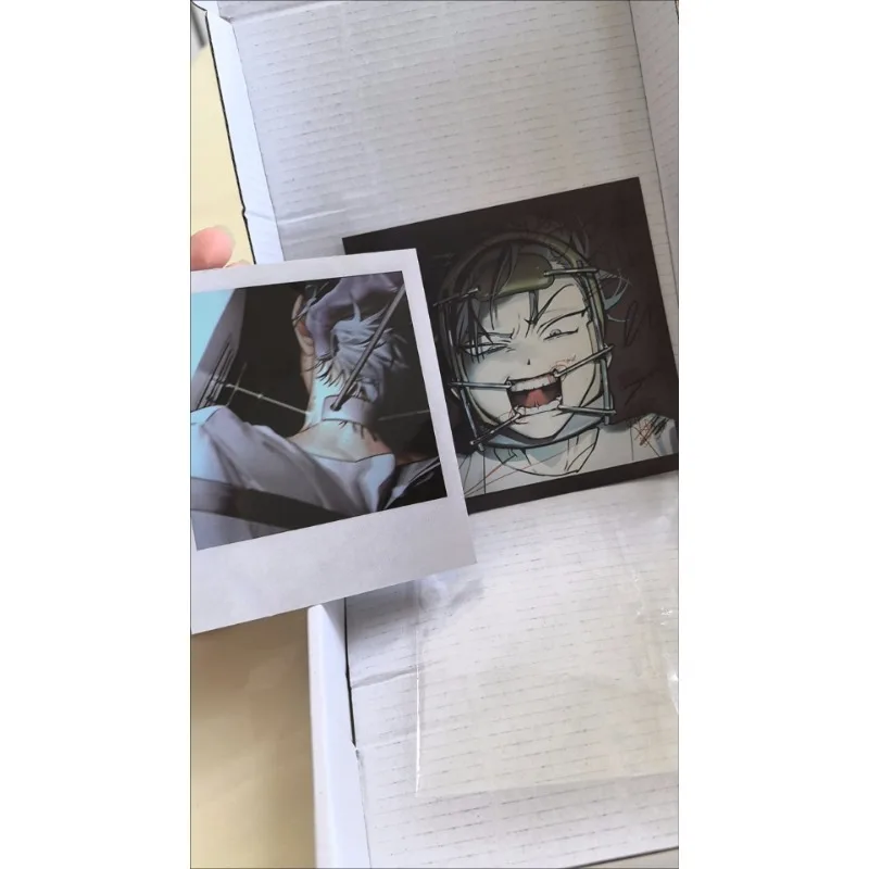 2Pcs/Set 2nd Anniversary Card Alien Stage TV Anime Card Ivan Till Cosplay Square CD Card Instant Imaging Cards Postcard Gift