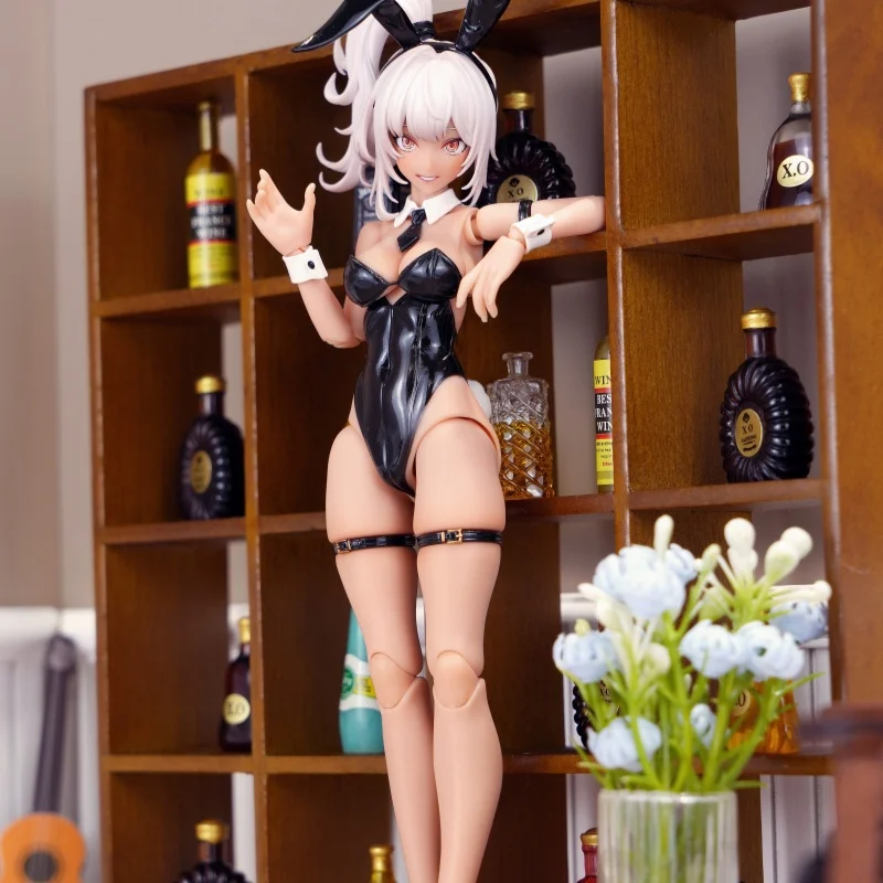 

[24 Hours Shipping] Snail Shell Bunny 1/12 Aileen Black Edition Rabbit Girl Model Toys Collectibleaction Anime Figure Doll Toys
