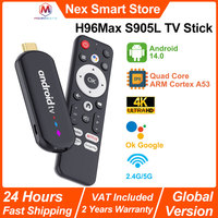 New H96Max S905L TV Stick, Android 14 Quad Core ARM Cortex A53, Portable Streaming Media Player, Smart TV Dongle Dual WiFi BT5.0