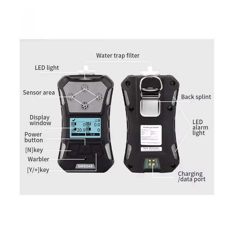 Hot Sale  Direct Handheld SKZ2054C Combustible Gas Detector SO2 Gas Tester