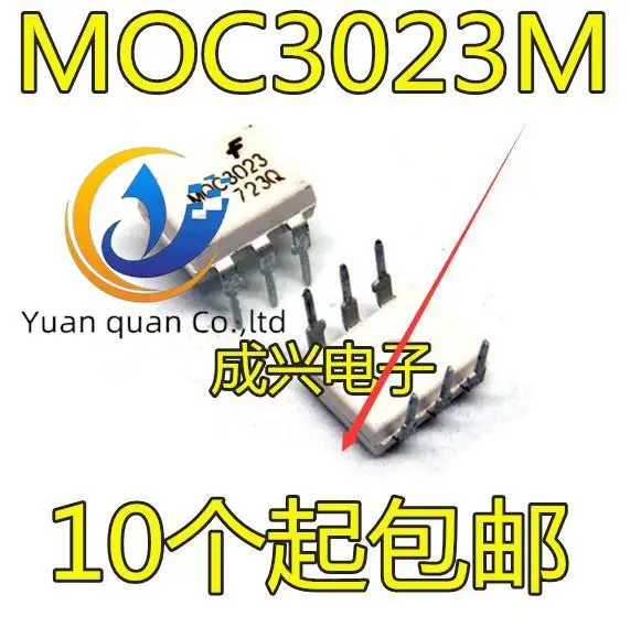 

30pcs original new DIP-6 MOC3023M optocoupler three terminal bidirectional silicon control output