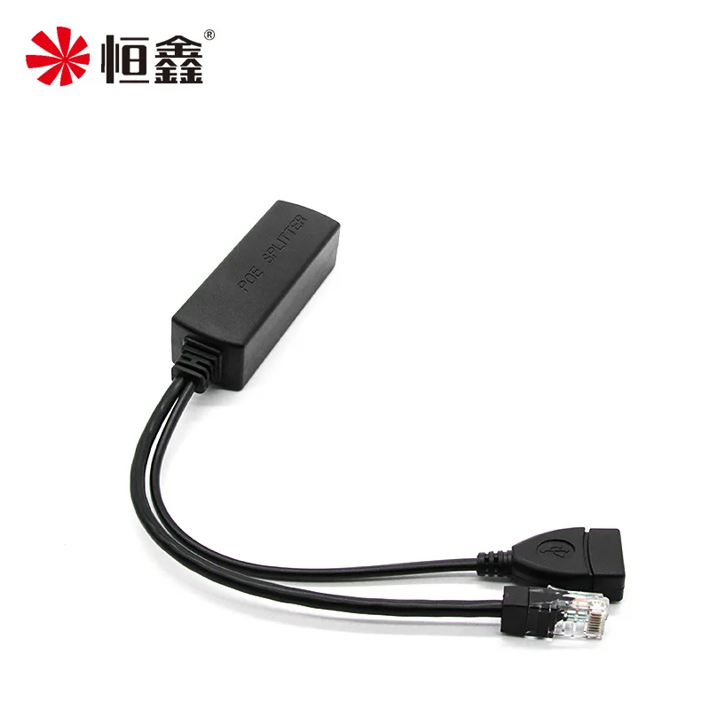 USB Female Type A Port POE Spliter Isolation Function 802. 3AF/at for IP Cccam, Power Supply Module, Ethernet 100M, DC 48V to 5V