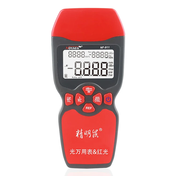 3-in-1 Multimeter Optical Fiber Tester NF-911 Optical Power Meter Tester Visual Fault Locator