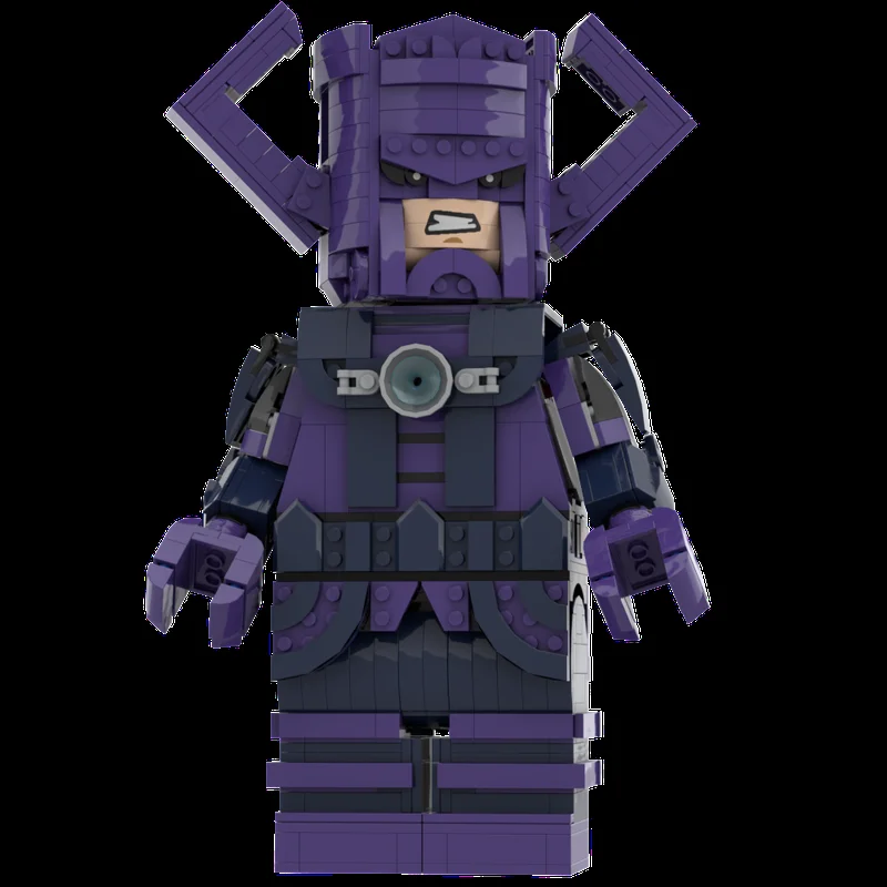 940 elementów MOC Galactus Figurka do Składania Model Klocki Zabawka Konstrukcyjna DIY Edukacyjny Prezent Świąteczny Klocki Urodzinowe dla Dzieci