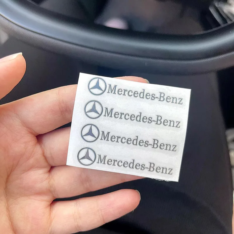 Car Window Wiper Metal emblem Auto Decor Decals Stickers For Mercedes Benz AMG W212 W204 W211W168 W213 W205 W210 W124