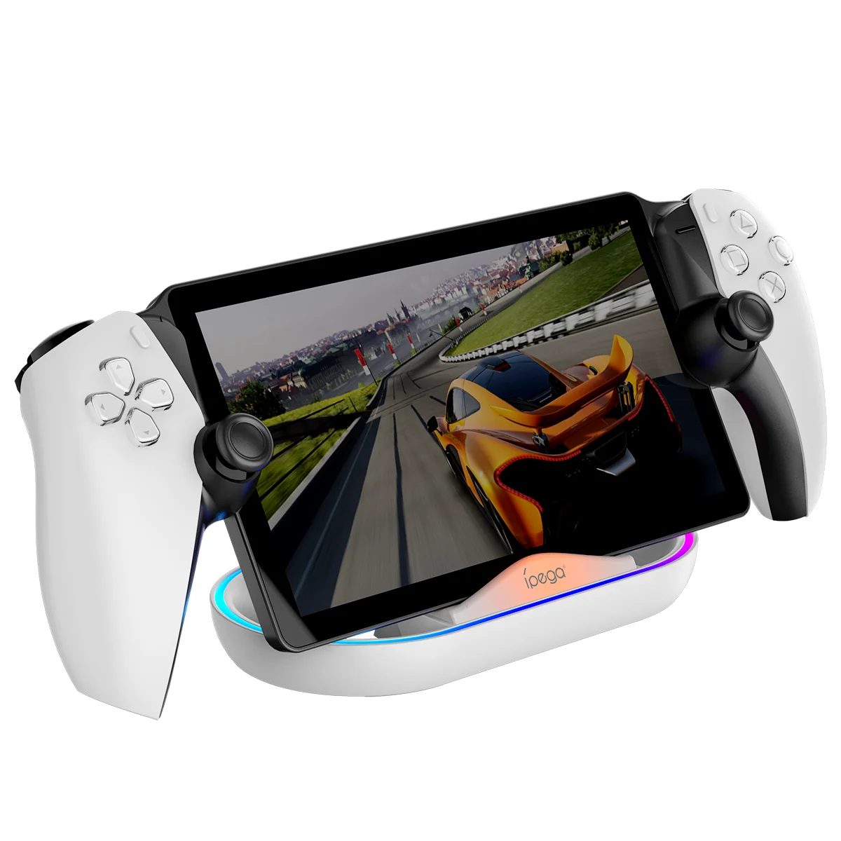 Charging Base With Type C For PlayStation Portal Game Console Portable PSP Stand Holder For PS Portal Game with RGB light