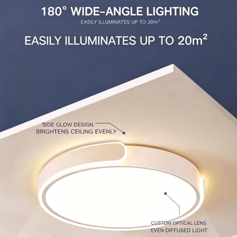 Eye protection without stroboscopic | 2025 new master bedroom LED ceiling light, modern simplicity and advanced sense
