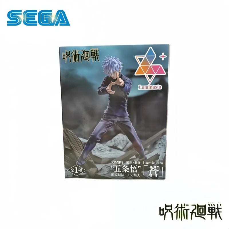 In Voorraad 100% Originele SEGA Jujutsu Kaisen Gojo Satoru Action Figure Model Pop Merk Boexd Anime Karakters Garage Speelgoed