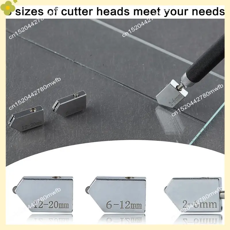 LDHL 7 PCS Glass Cutting Tool Set Includes Adjustable Circular Cutter With Round Knob Handle And Suction Cup