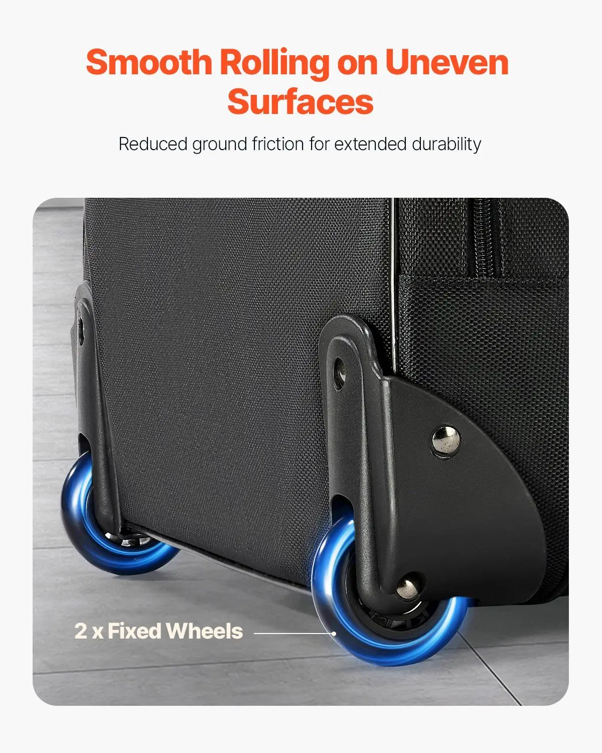 Bolsa para laptop com rodinhas de 15,6 polegadas Bolsa para computador com rodas para trabalho, mulheres e homens, preta