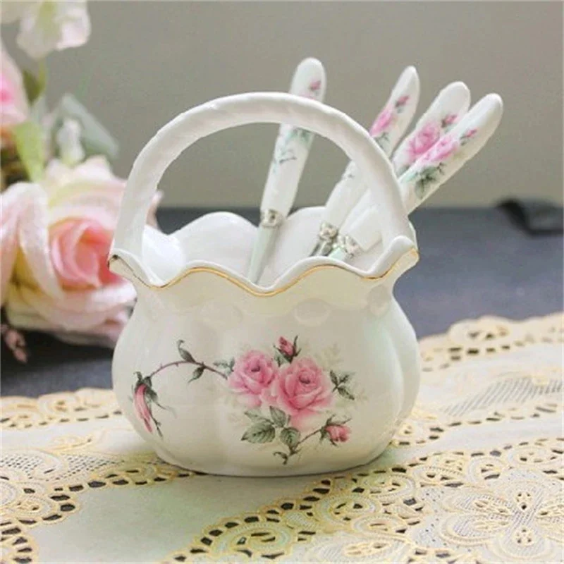 

Керамика Цветочная коробка для хранения ювелирных изделий Ваза Чайник Цветочная корзина Футляр для хранения ювелирных изделий Органайзер для ювелирных изделий Дисплей Домашний декор Орнамент