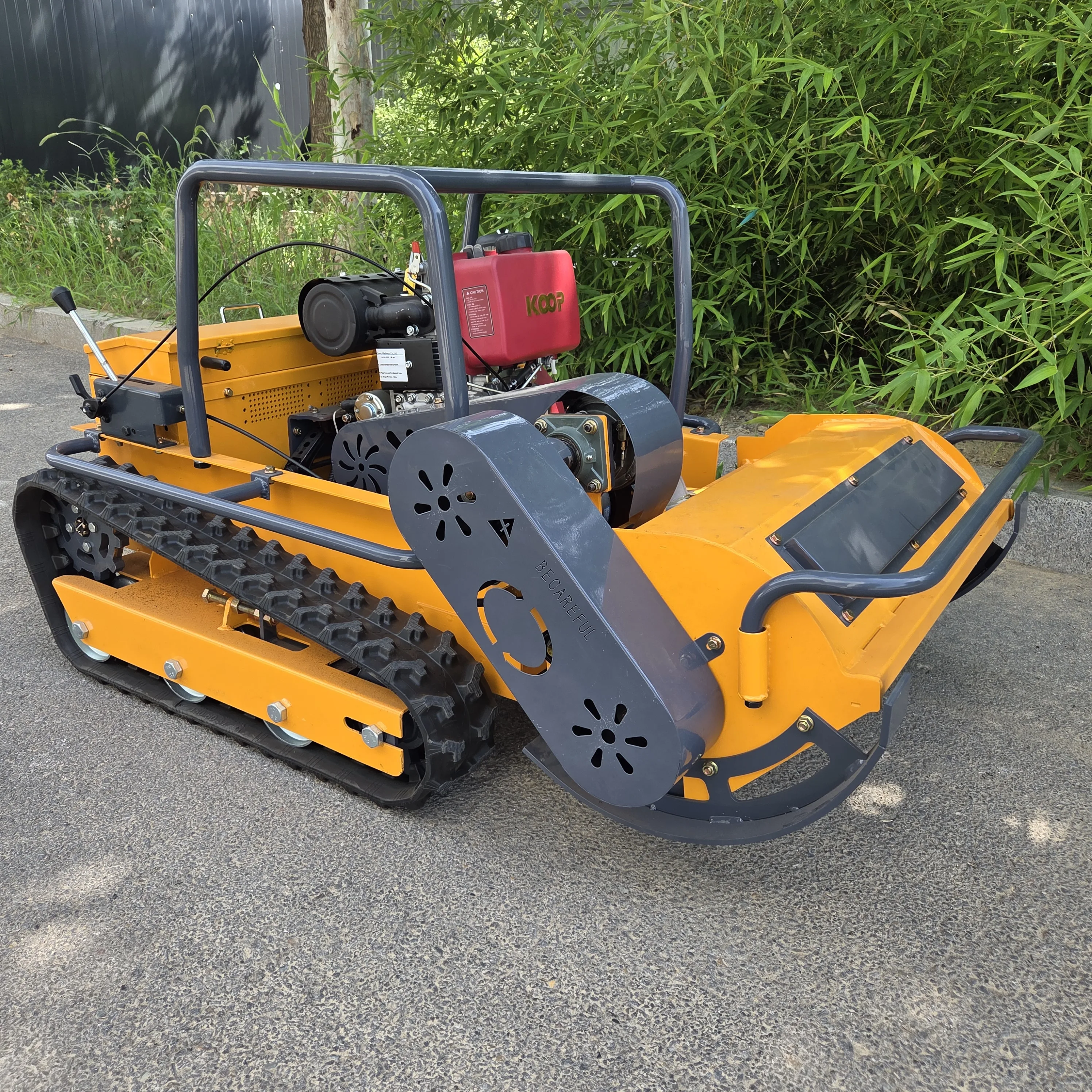 Профессиональная газонокосилка с Y-образным лезвием и дистанционным управлением, газонокосилка шириной 100 см, высокая мощность, сельскохозяйственная техника, основный двигатель, маленькая дробилка для деревьев