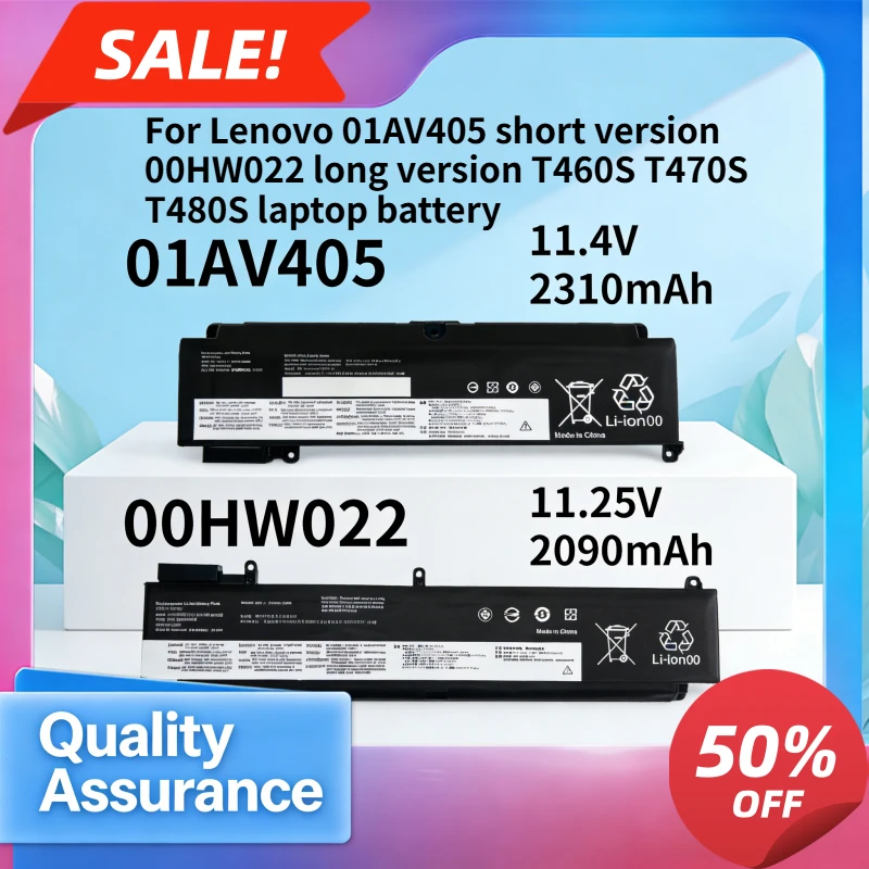 

High quality Compatible with Lenovo 01AV405 short version 00HW022 long version T460S T470S T480S laptop battery