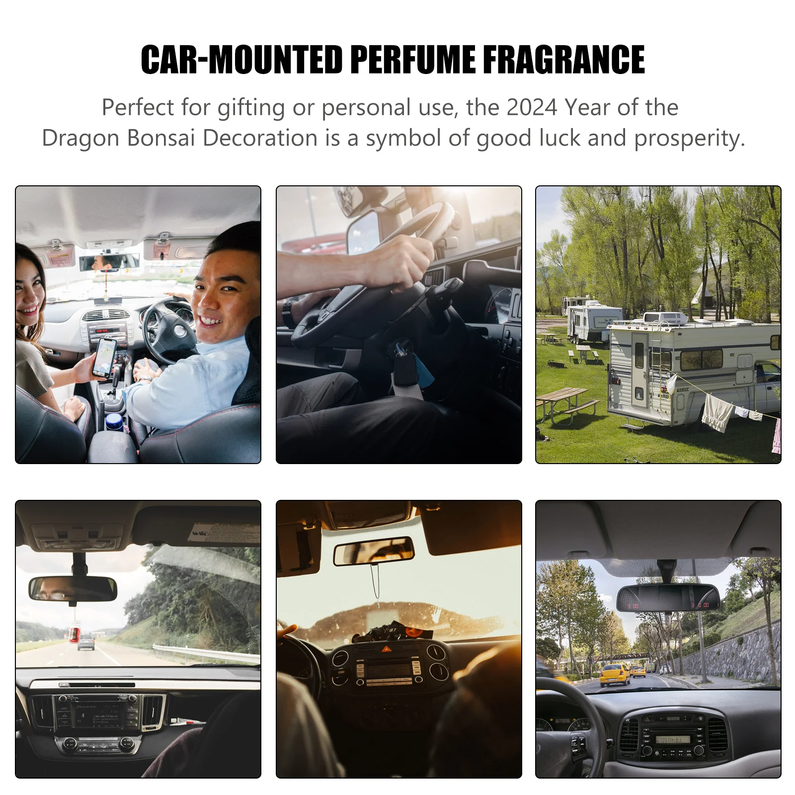 

4Pcs Chinese Style Dragon Hanging Decor New Year Bonsai Pendant Spring Festival Wall Door Car Interior Lucky Prosperity