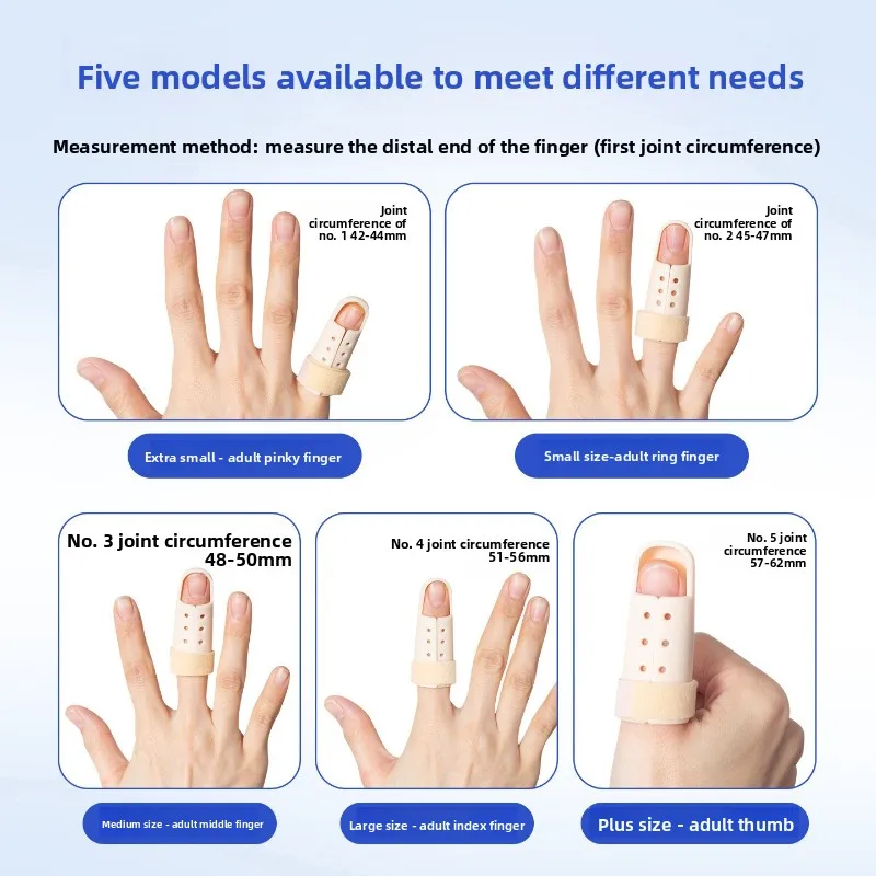 20PCS Light Finger Fixation Brace Protector Straightening Tool for Mallet Finger Tendon Rupture and Finger Bone Fracture