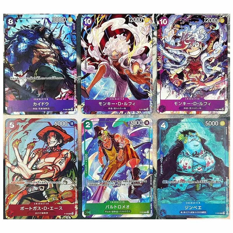 

One Piece Cards DIY Hancock Zoro Ace Sabo Luffy OP03 TCG 54Pcs/1Set Boys Anime Collectible Cards Christmas Birthday Presents