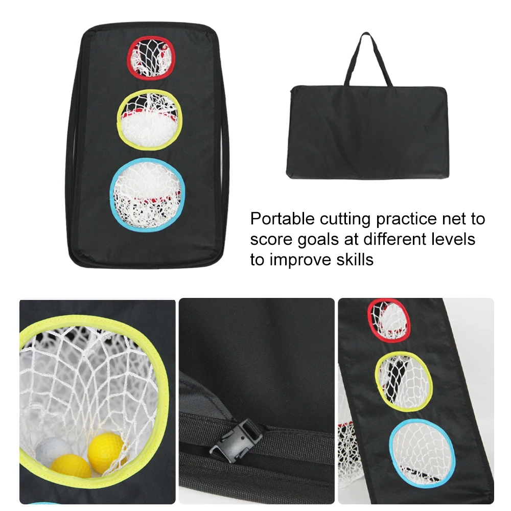 Pop up Golf Chipping Net with Mat Golf Practice Nets Target Accessories and Practice Game Equipment for Home&Backyard