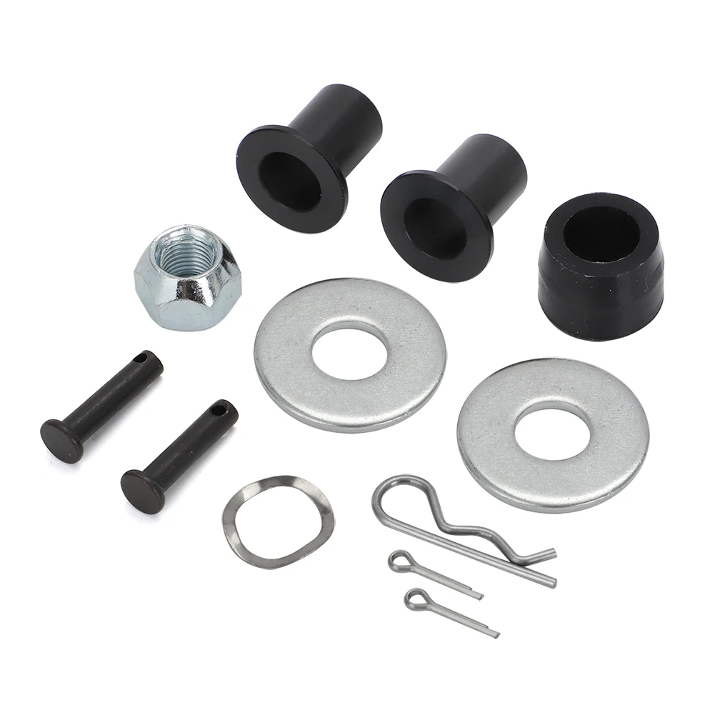 Complete Transfer Case Shifter Bushing Kit For Jeep CJ5 CJ7 Scrambler Dana 300 Washer Pin Nut Set