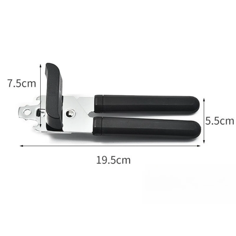 Wielofunkcyjny ręczny otwieracz do puszek z bocznym cięciem, łatwe otwieranie butelek piwa, profesjonalne narzędzie kuchenne do użytku domowego, przydatny gadżet.