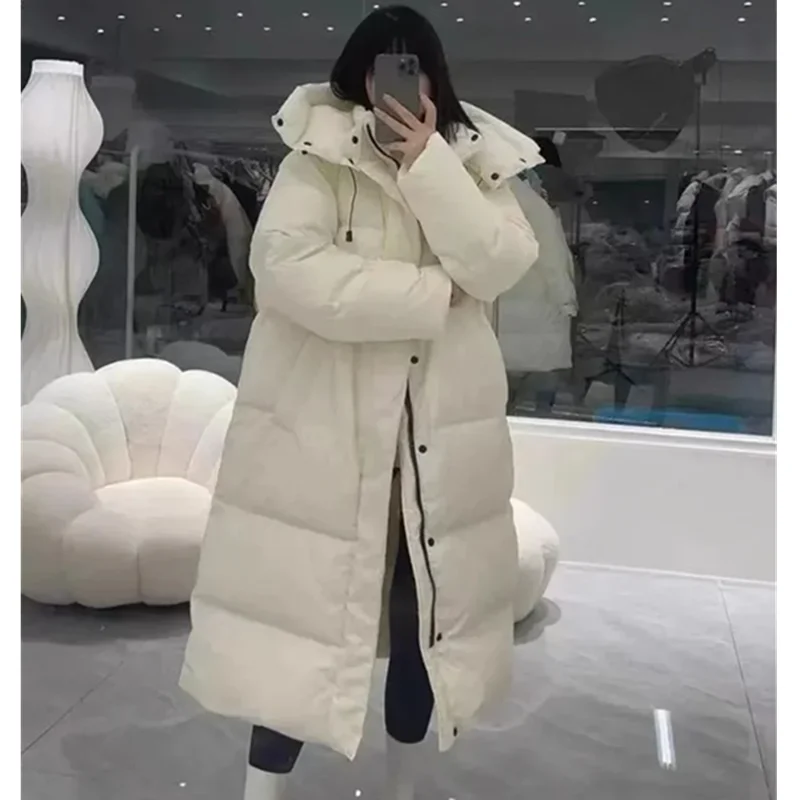 جديد شتاء دافئ سترات المرأة مقنعين طويلة سميكة سترة قطن يندبروف معطف مبطّن عادية فضفاض الثلوج ارتداء معطف JJ290