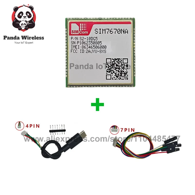 SIMcom SIM7670NA SIM7670NA-MNGV SIM7670NA-LNGV Placa central CAT1 chip Qualcomm compatible con datos + GNSS (opcional) sin voz