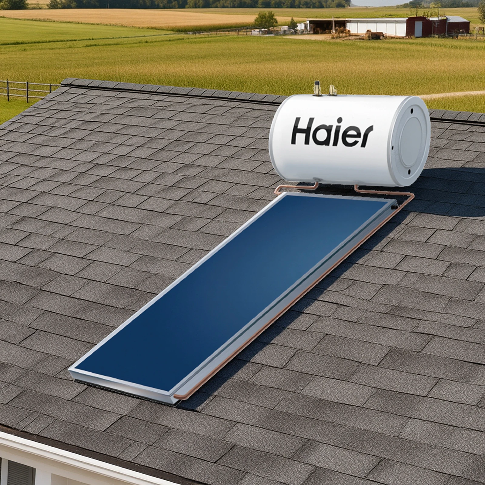Solar Water Heater System 150L-300L Compact Heat Pipe  Aluminum Alloy Pressurized Solar Water Heater