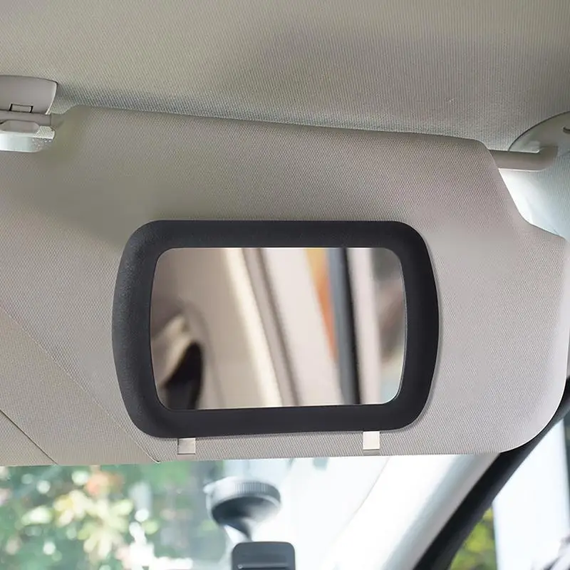 Car Visor Vanity Mirror Anti-Glare Sunshade Mirror for Day and Night Automobile Driving Goggles Automobile Truck Mirror