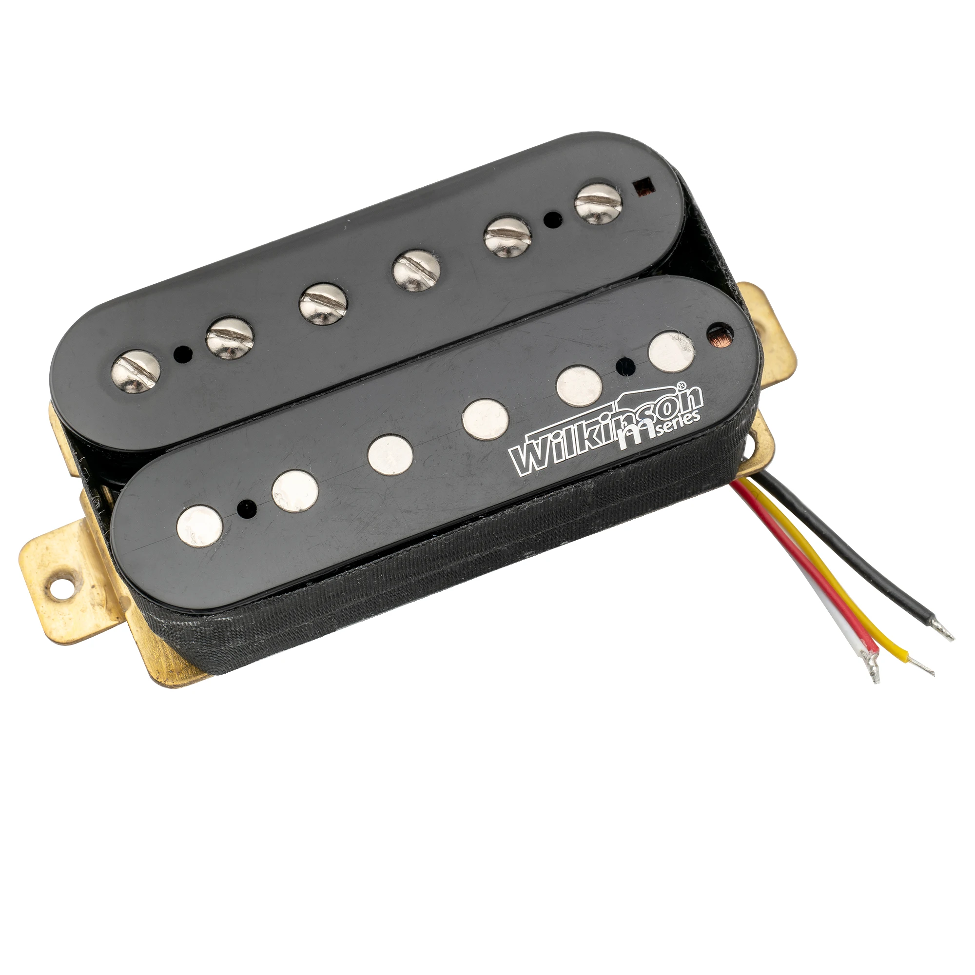 Wilkinson M Series Classic Tone Ceramic Overwound Open Style Humbucker Neck Bridge Pickup for Electric Guitar